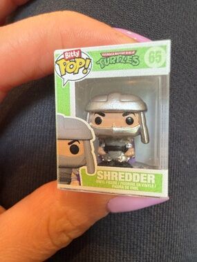 pop Silver Shredder Bitty Pop! Teenage Mutant Ninja Turtles Figure